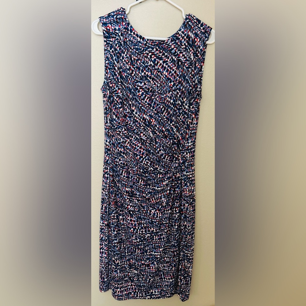 New Never Worn NIC+ZOE multi colored Ruched Dress